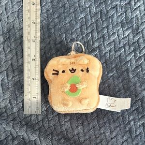 Pusheen plush keychain from the breakfast blind box series